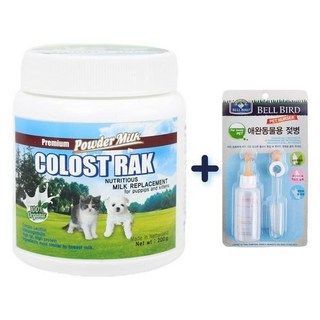 콜로스트락 강아지 고양이 초유분유 200g+젖병 증.정, 200g, 1개, 옥수수