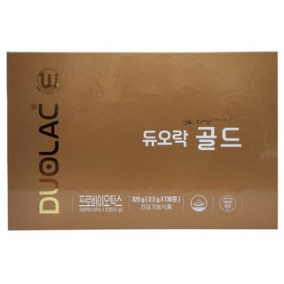 식약처인증 약국유산균 듀오락 골드 유산균 프로바이오스틱 스틱 신바이오스틱 장관리복합식품 람노스 유산균 100억 백억 장도달 장정착 피르미쿠테스 착한 생유산균 60포 3개 2+1, 325g, 1개
