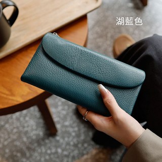 真皮女士錢夾 - 頭層牛皮錢夾