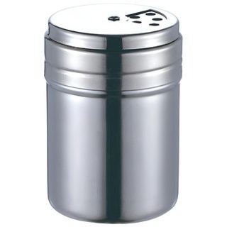 【班恩】不鏽鋼旋轉式灑粉罐 調味料罐 燒烤佐料罐 灑粉罐 露營 廚房用品 收納 胡椒罐 鹽罐 糖罐 辣椒粉罐 香辛料罐 牙籤罐, 1個