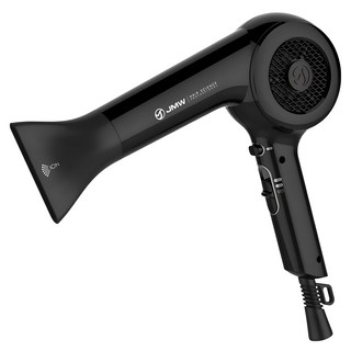 JMW BLDC 항공모터 헤어 드라이기 MG1700 1500W, 블랙