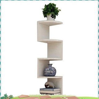 壁掛式轉角儲物架經典壁架層半圓形隔板，台灣熱銷壁架層板，書架儲物裝飾, 1個, White