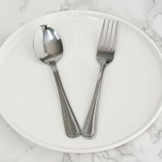 유아 어린이 스텐 스푼 포크 10p세트, 10개, 스푼포크세트