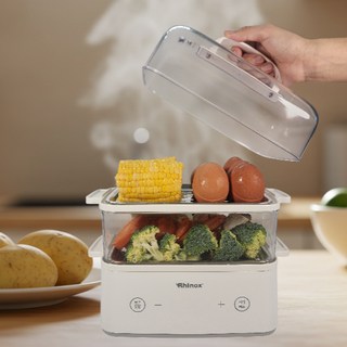 2단대용량 온데이 스텐 계란찜기 야채찜기 멀티쿠커 만능, 1개, 27cm