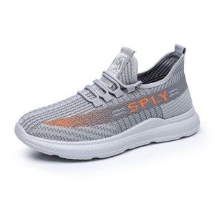 男款防滑軟底秋冬鞋 飛織透氣休閒運動椰子鞋