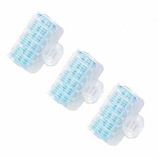 空氣瀏海捲髮器 輕鬆打造蓬鬆自然弧度 多色可選 方便攜帶, 藍色, 捲髮器(3入)