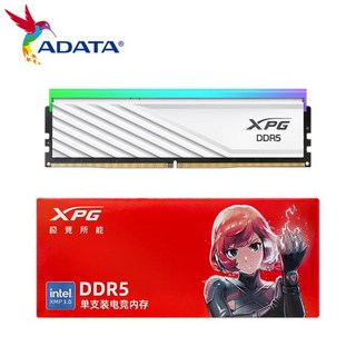 ADATA XPG LANCER 블레이드 RGB DDR5 메모리 데스크탑 램 컴퓨터 방열판 포함 6000MHz, 01 16GB 6000MHz White