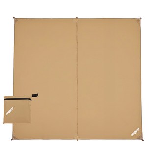 타프 겸용 휴대용 그라운드 시트 방수매트 내수압 5000, 탄베이지