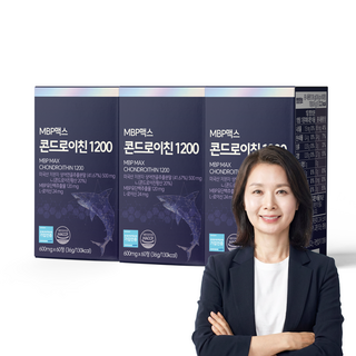 미국산 저분자 상어연골 콘드로이친 1200 MBP 식약처 HACCP 인증 킵유어핏, 60정, 3개