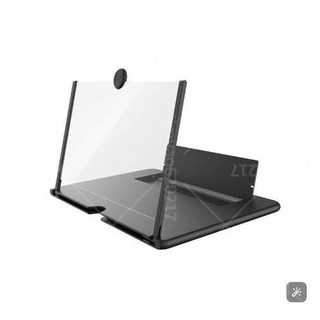 手機螢幕擴大機 升級版超清抽拉式手機擴大機 螢幕放大器 抗藍光 無畸變 追劇神器, 1個, 標配版極致黑【12吋+超清防藍光】