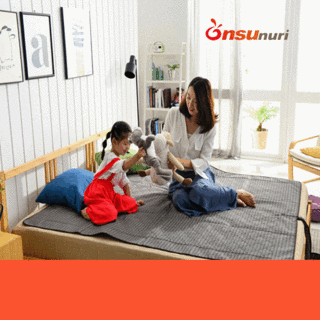 온수누리 초슬림 고주파 온수매트 3세대 분리형커버 무동력 원터치 BLDC 세탁 가능 EMF 전파파없는 안심 전기매트 온열 국내용 해외용 싱글 미니 더블 분리난방, 05..국내용 더블_2600*1940(2900D)