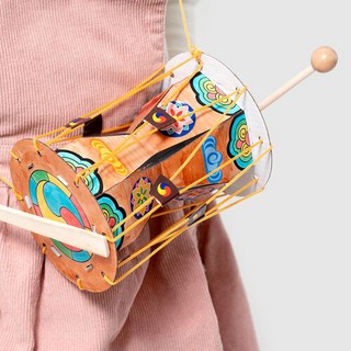 미니 장구 만들기 초등 음악 장단 수업 악기 놀이 학습 재료 소리의 성질 국악 어린이 전통 가락 체험 도구