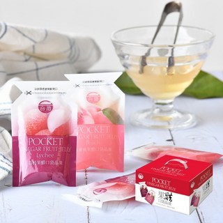 【台酒TTL】果醋口袋晶凍禮盒 (內含水蜜桃荔枝二種口味), 果醋口袋晶凍-禮盒, 1個