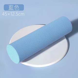 東方儲運 多顏色實心款泡沫軸，瑜珈柱/瑜伽棒，適用於頸部、肩頸、腿部按摩，輕巧便攜按摩滾輪, 藍色45*12.5cm, 1個