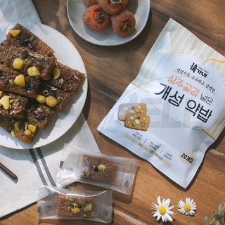 [인포벨]애드크로스 홈쇼핑 개별포장 상주곶감 넣은 개성 약밥 전통 견과류 건강 약식 부모님 어르신 영양간식, 2kg, 1세트