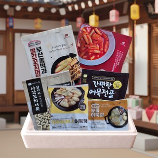 국물이 끝내주는 부산오뎅 빨간오뎅 어묵선물세트 모듬어묵 2180g