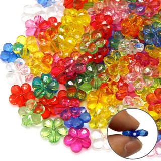 [동화오피스] U 5000 아크릴비즈 20종 / 목걸이 팔찌만들기 비드 비즈공예, 22.크리스탈 꽃