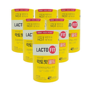 종근당건강 락토핏 골드 52p, 6개, 100g