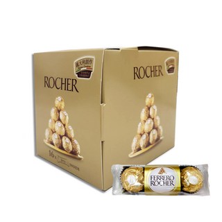 【FERRERO ROCHER】金莎巧克力3粒x16包 600公克, 1個, 600g