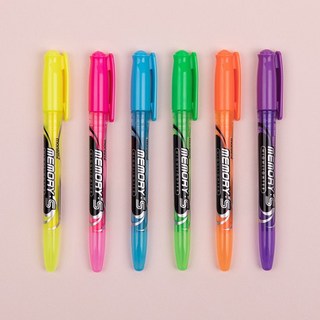 [아주문구] Monami 모나미 메모리 S 형광펜, 12개, 퍼플