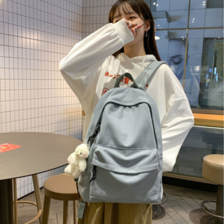 Belseva 커플 학생가방 캐주얼 심플 백팩