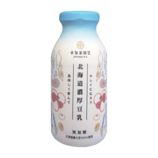 本氣家製豆 北海道濃厚無糖豆乳 (24瓶/箱), 24瓶, 210ml
