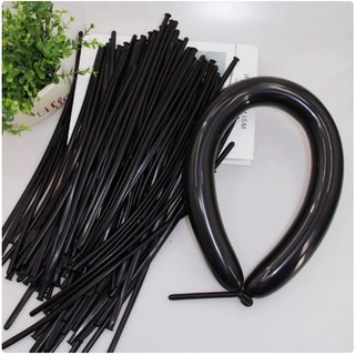 파리스 260 요술풍선 강아지만들기, 100개, 스탠다드 블랙