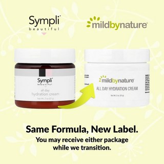 Mild By Nature 올데이 하이드레이션 크림 57g(2oz) Nature (마일드 바이 네이처), Mild By Nature, 올데이 하이드레이션 크림,