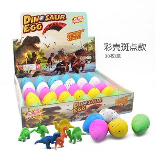 恐龍蛋膨脹玩具泡水復活蛋 魔術蛋盲盒恐龍蛋兒童小玩具, T003-中號雨花30個, 1個
