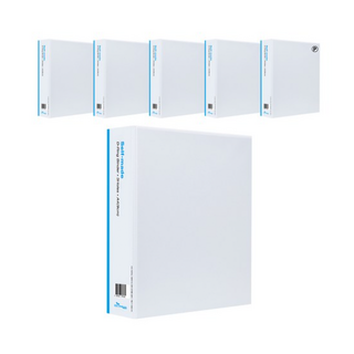 에코청운 NEW 백색 D링 바인더 3공 A4 9cm, 12개