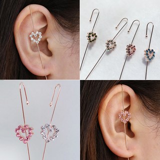 미스21 포르테 귀염 하트 후크 귀걸이 이어링 크롤러 (er2459)