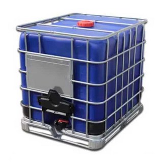 IBC 폐수통 탱크 1톤 1000L 물통 손잡이 이동식 회수, 1개, 1000L 블루