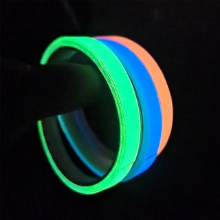 1cm 반사미끄럼방지 야간부착 계단형광테이프, 블루