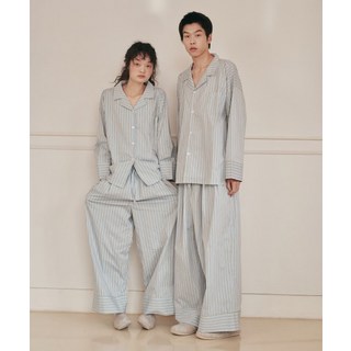 [오끼뜨] OGGITT (uni)도미토리 시즌 스트라이프 파자마 매실