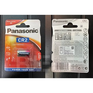 Panasonic 國際牌 CR2 CR-2 U 一次性鋰電池 CR-2W/1BE 3V, 單顆入(包裝隨機), 1個