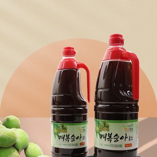 지리산햇살농원 직판 3년숙성 개복숭아발효액, 1개, 1.5L