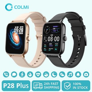 COLMI P28 플러스 스마트 워치 IP68 방수 음성 블루투스 통화 스마트워치 안드로이드 IOS 휴대폰용 남녀공용 2023 버전, 4.금