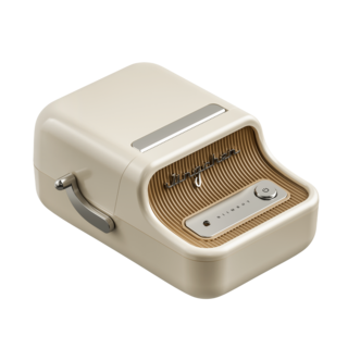 NIIMBOT精臣 標籤機 B21pro高清版 照片貼紙機 營養標價機 姓名貼機 商品標示 日期標示 印QRcode 條碼, 自在白, 1個