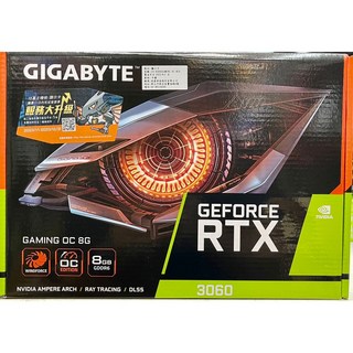 技嘉 GeForce RTX 3060 顯示卡 空盒, 1個