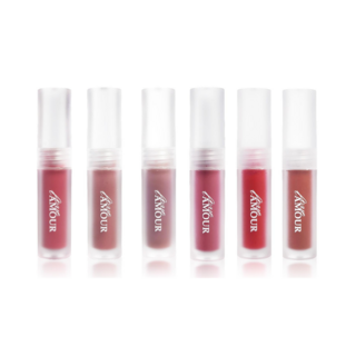 Amour 愛慕 唇泥禮盒 6支入, 2個, 唇泥