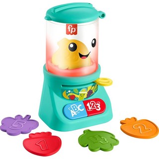 Fisher-Price 피셔프라이스 Laugh & Learn 및 숫자 세기 및 색상 스무디 메이커 역할 블렌더 음악 및 조명 포함 만 이상, 1개