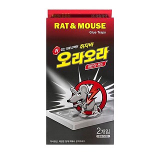 대일제약 쥐자바 오라오라 쥐 포획용 끈끈이 본드, 2개입, 1개