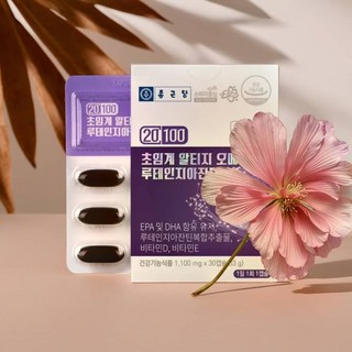 종근당 초임계알티지오메가3 루테인 지아잔틴 비타민D, 30정, 1개