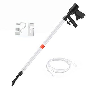 SnapTek 수족관 자갈 클리너 업그레이드 진공 어항 청소기 도구 워터 체인저용 물 흐름 조절 포함 청소 모래에 사용 239732, SnapTek 수족관 자갈 클리너, 업그레이드 진공 어