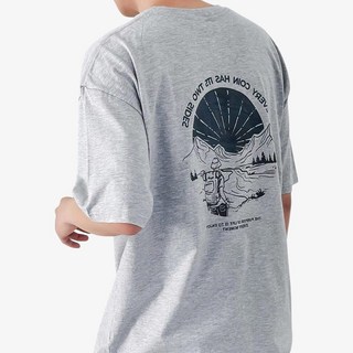 모던바이브 남자 오버핏 프린팅 반팔 티셔츠