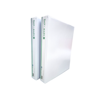 원오피스 3공 D링 바인더 3cm 백색투명, 2개