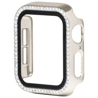 티엑스엘엑스 애플워치 큐빅 크리스탈 풀커버 케이스, 스타라이트, 1개