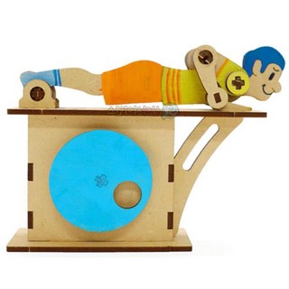 초등과학 캠의원리 팔굽혀펴기 오토마타 만들기 교구 체험수업 교습소 조별실험 과탐, 아크릴물감세트-포함