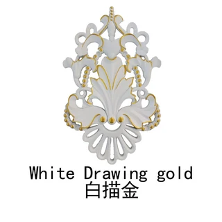 유럽 스타일 배경 벽 장식 천장 대형 꽃 속이 빈 조각 재료, 09 5