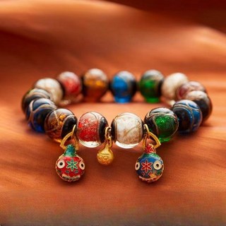 嘉義出貨 香灰琉璃珠手鍊 手串 吞金獸手鍊 開運招財 男女本命年十全十美硃砂手链